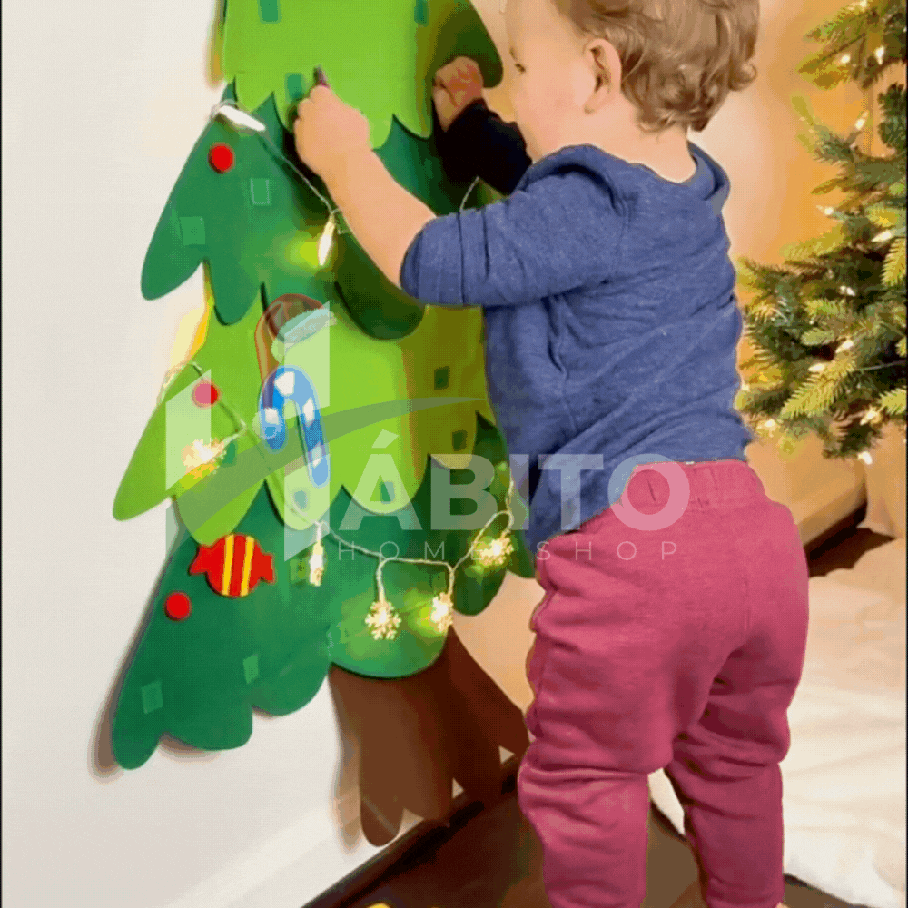 Árvore de Natal Colante feita em Feltro