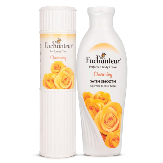 Enchanteur Romantic, Charming and Alluring Perfumed Talc Combo, 75 gms each