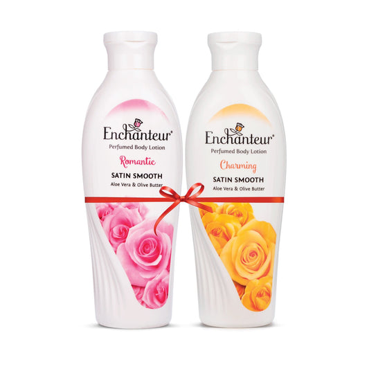 Enchanteur Romantic, Charming and Alluring Perfumed Talc Combo, 75 gms each