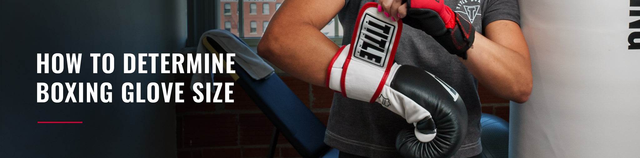 How to determine boxing glove size