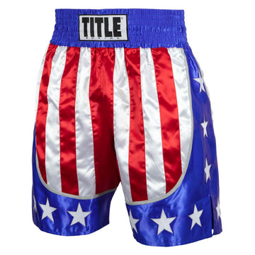 Title Boxing Classic Edge Satin Boxing Shorts Trunks Red Canada Edmonton –  The Clinch Fight Shop