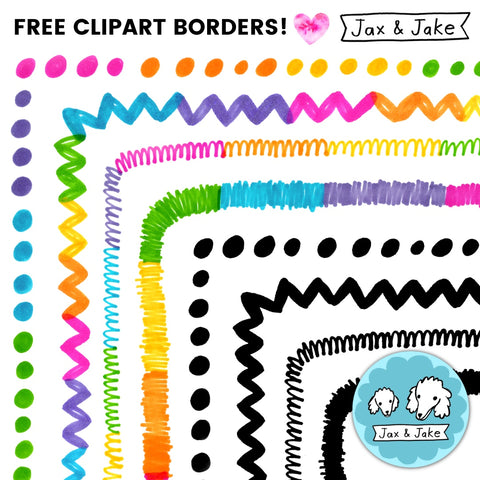 Free Clipart Rainbow Borders