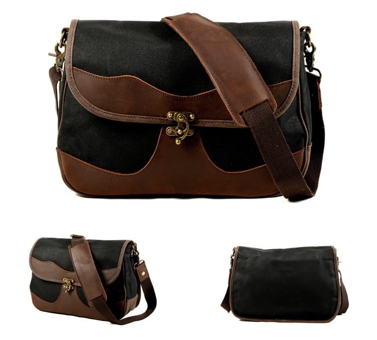 Sacoche En Cuir Imperméable Vintage H/f