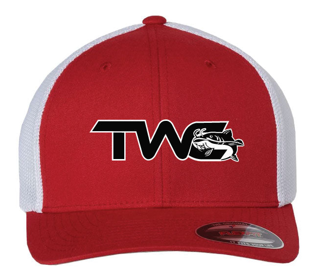 Flex Fit Red/White/Black Hat