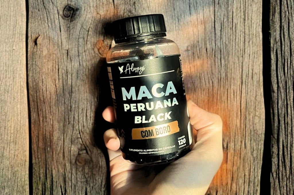 Embalagem de Maca Peruana Black(Negra) com Boro - Vitalidade e Disposição