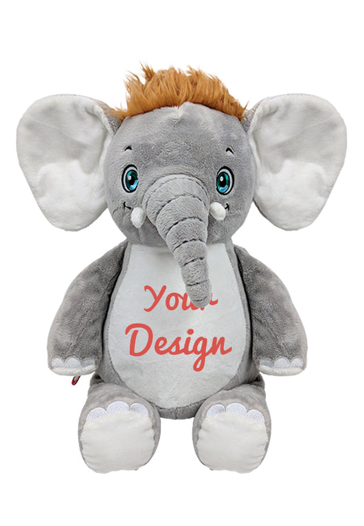 personalised baby elephant teddy