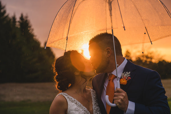 fall wedding umbrella
