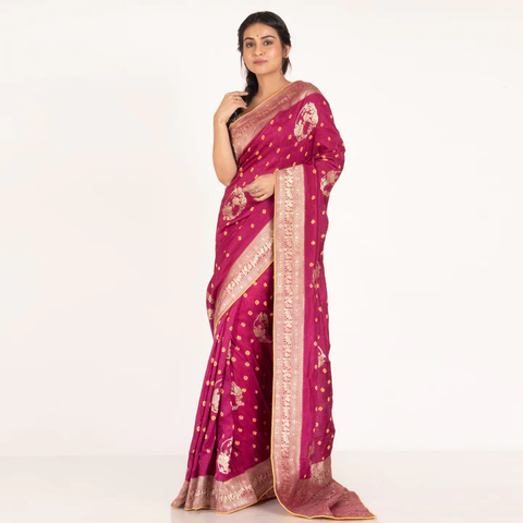 Bandhej Silk Saree for women