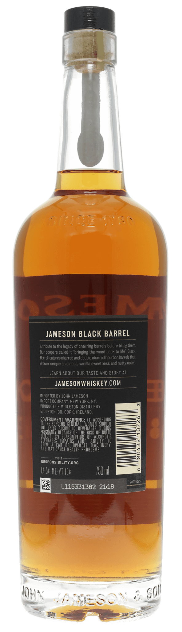 Jameson Black Barrel Irish Whiskey