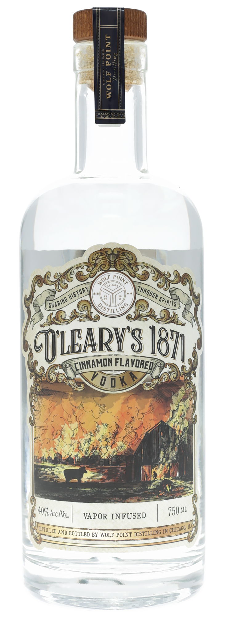 Oâlearyâs 1871 Cinnamon Infused Vodka