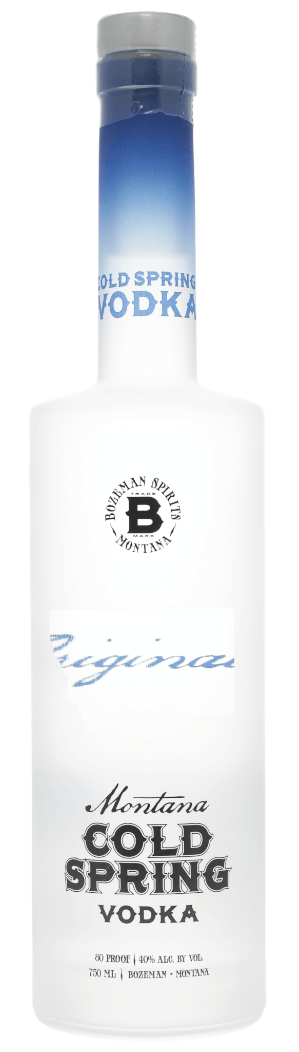 Bozeman Cold Spring Vodka