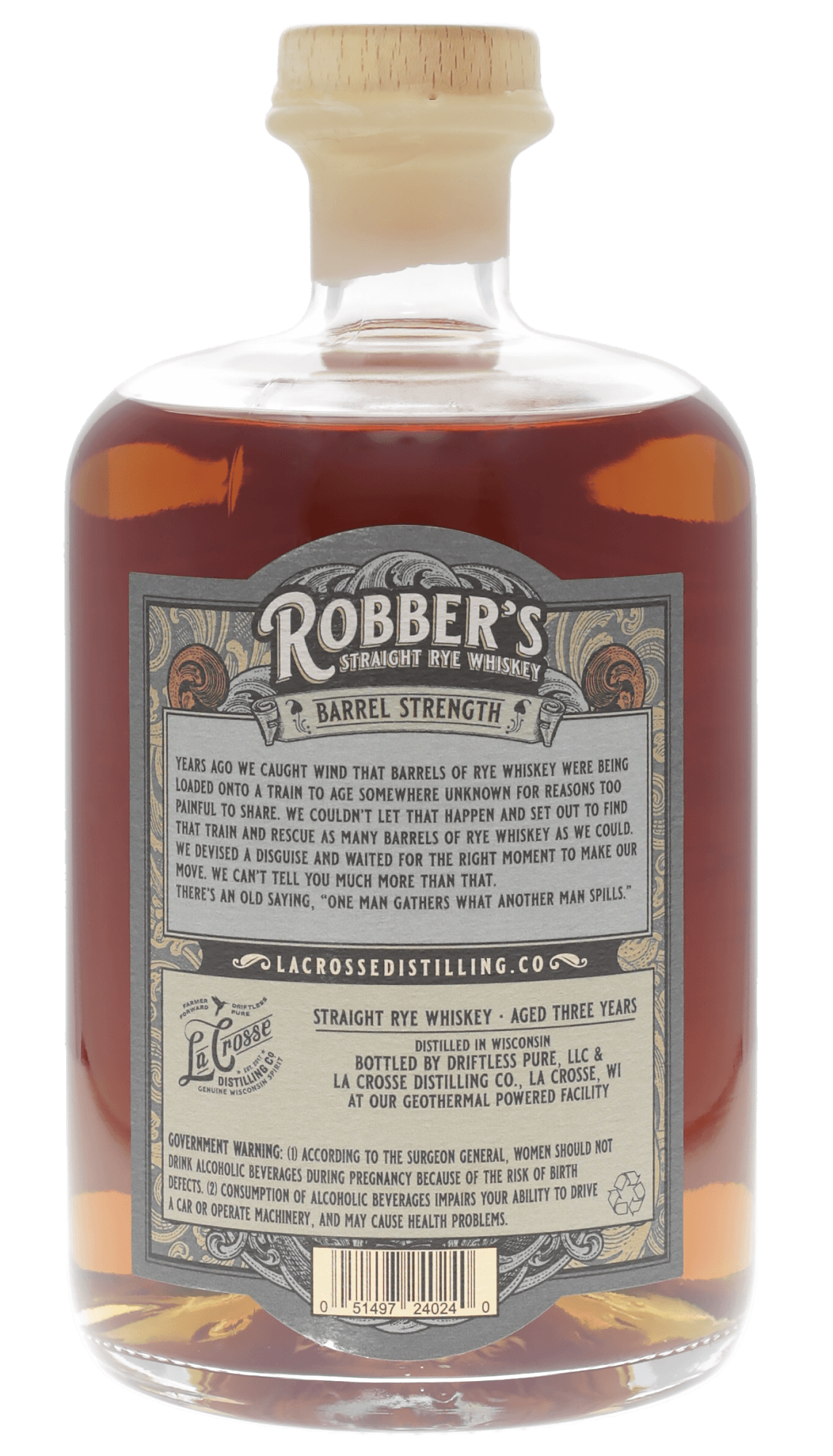 Robber's Straight Rye Whiskey