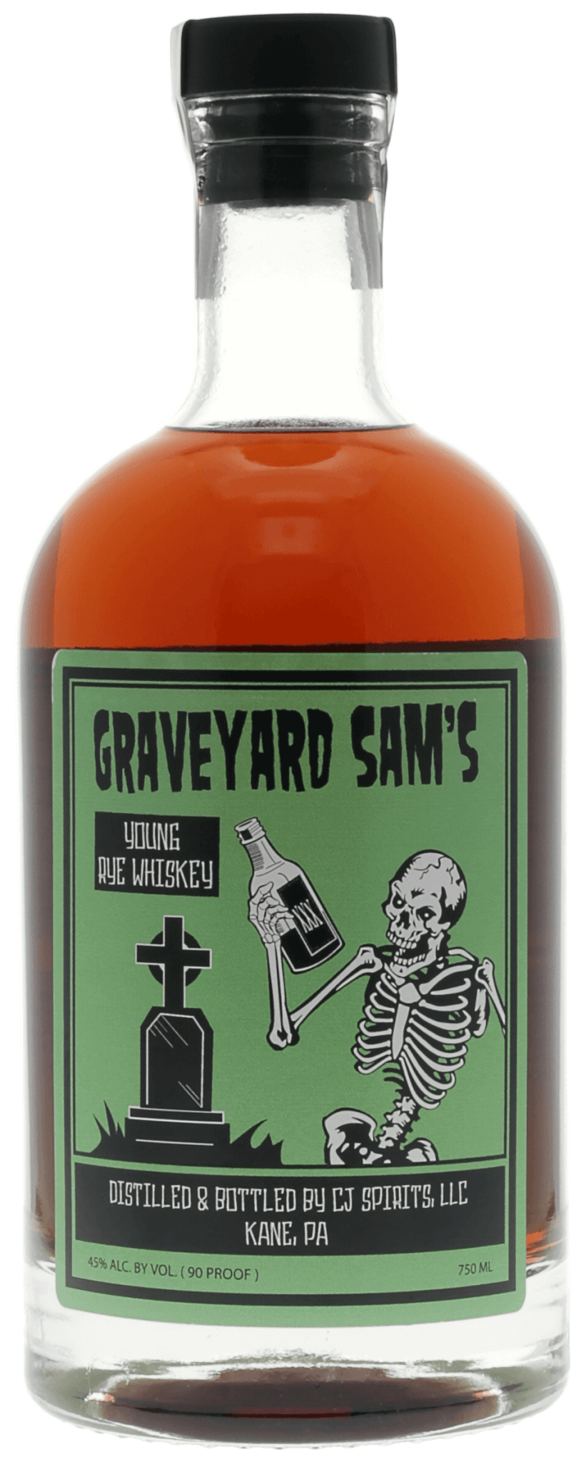 Graveyard Sam's Young Rye Whiskey