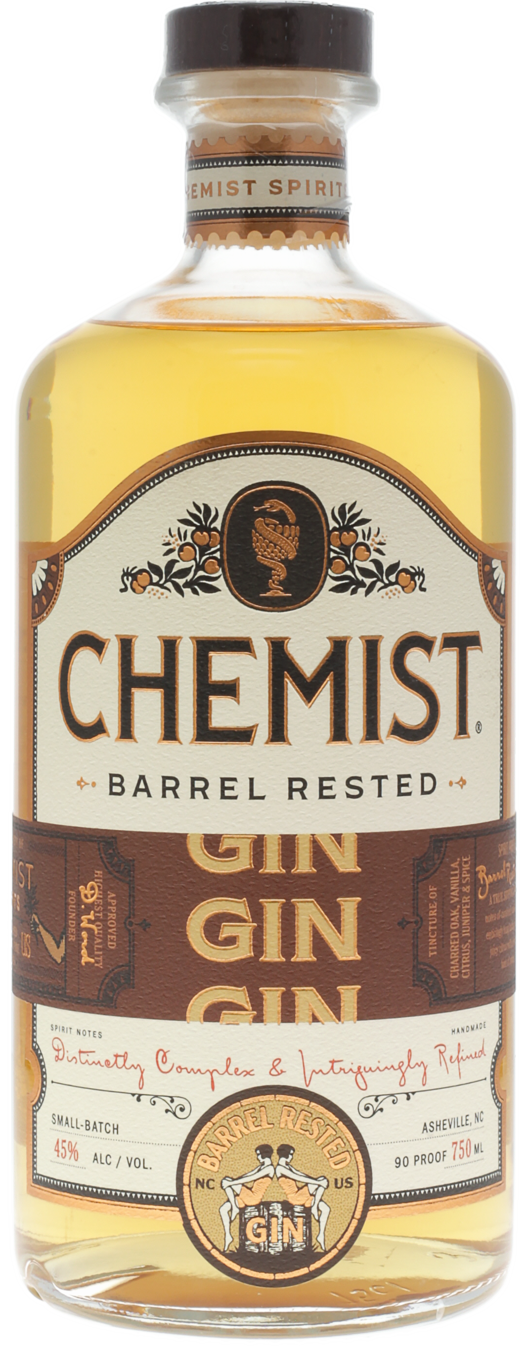 Chemist Spirits Barrel Rested Gin