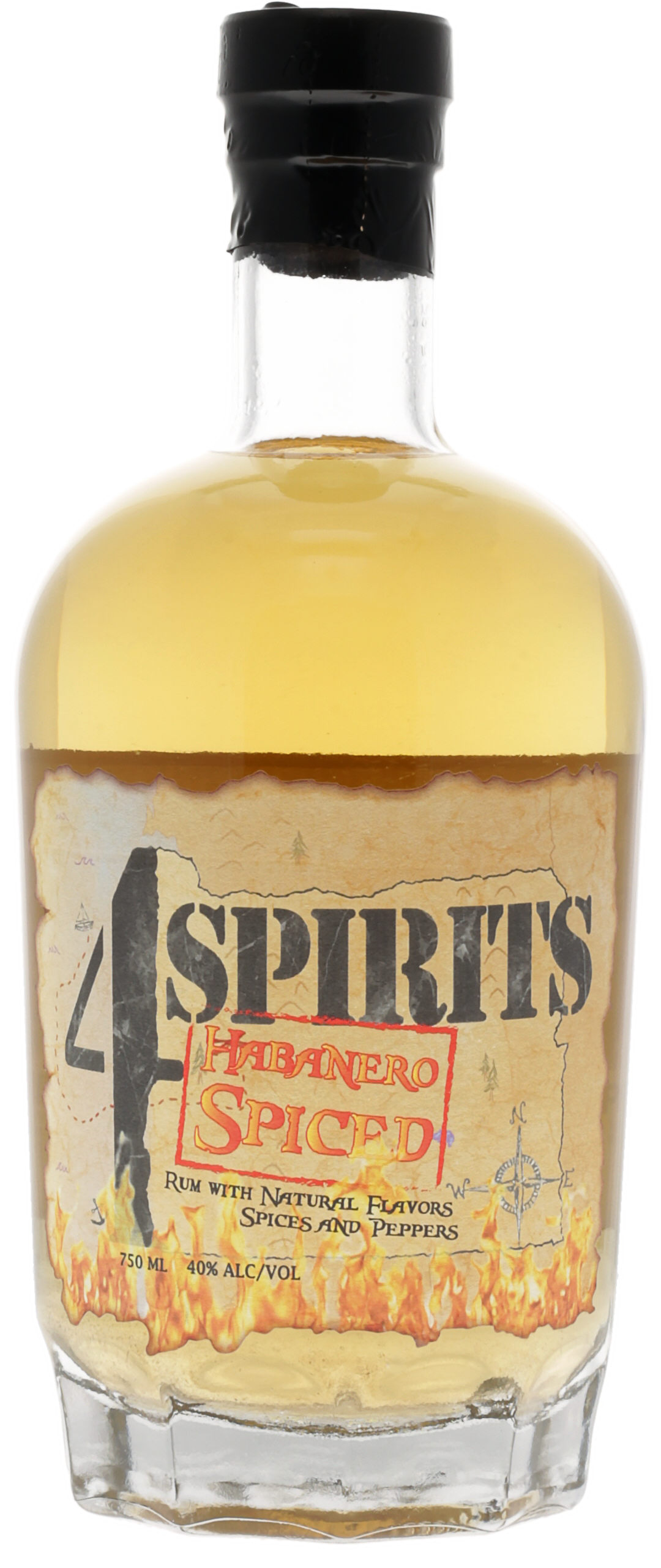 4 Spirits Habanero Spiced Rum