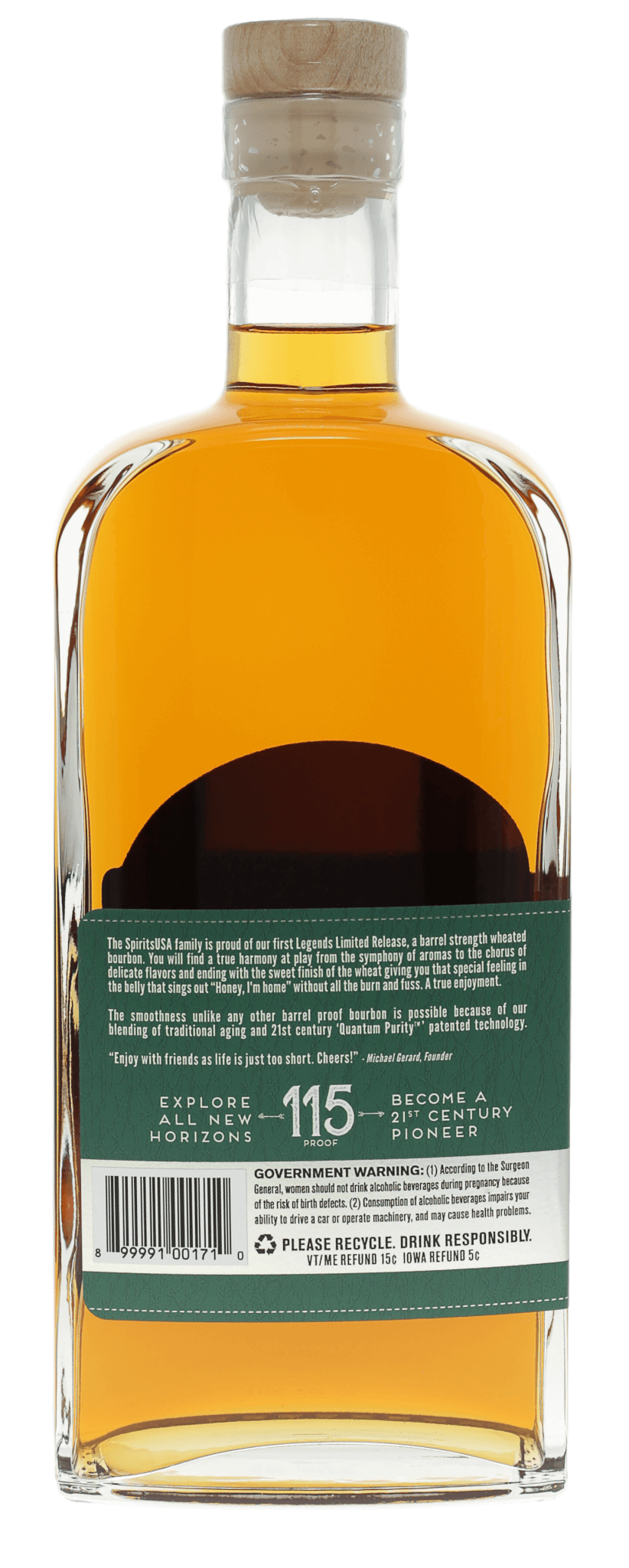 Legends 115 Barrel Proof Wheated Bourbon