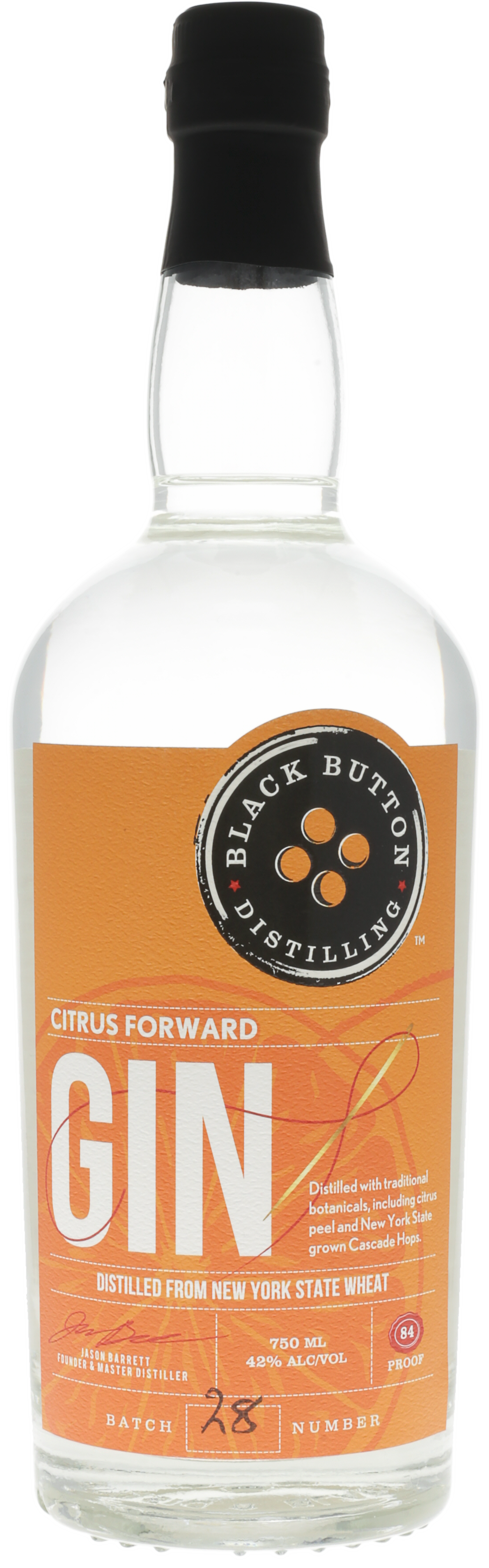 Black Button Citrus Gin