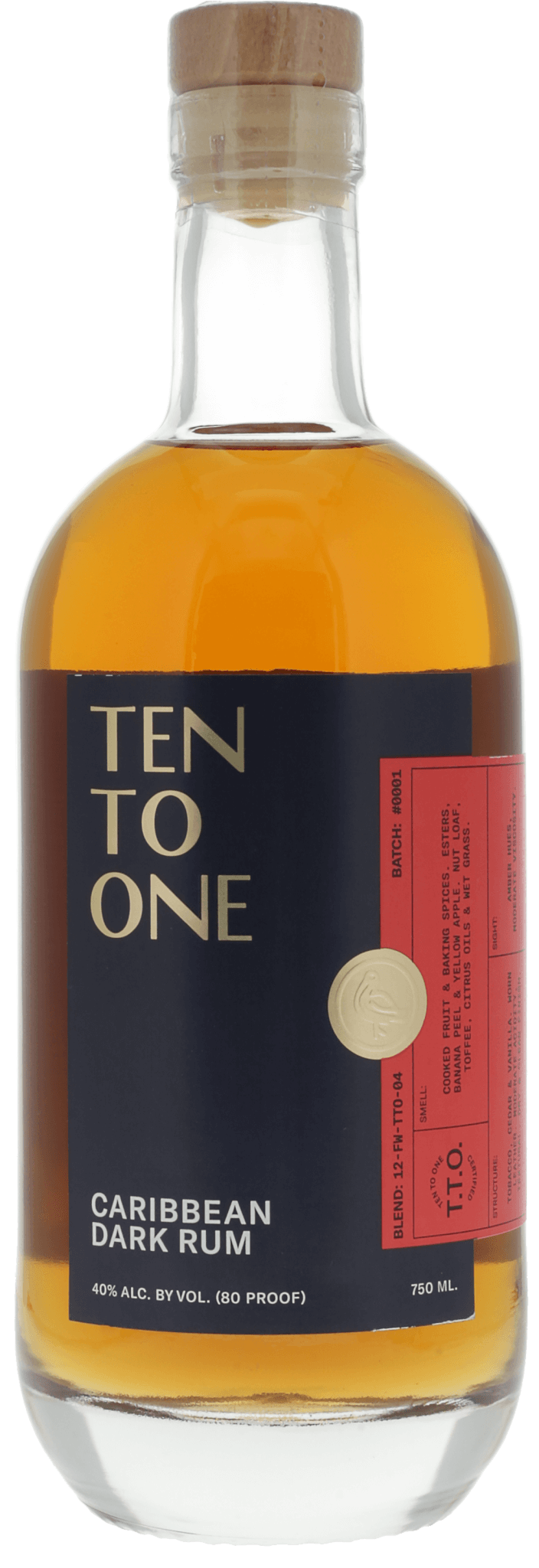 Ten to One Caribbean Dark Rum