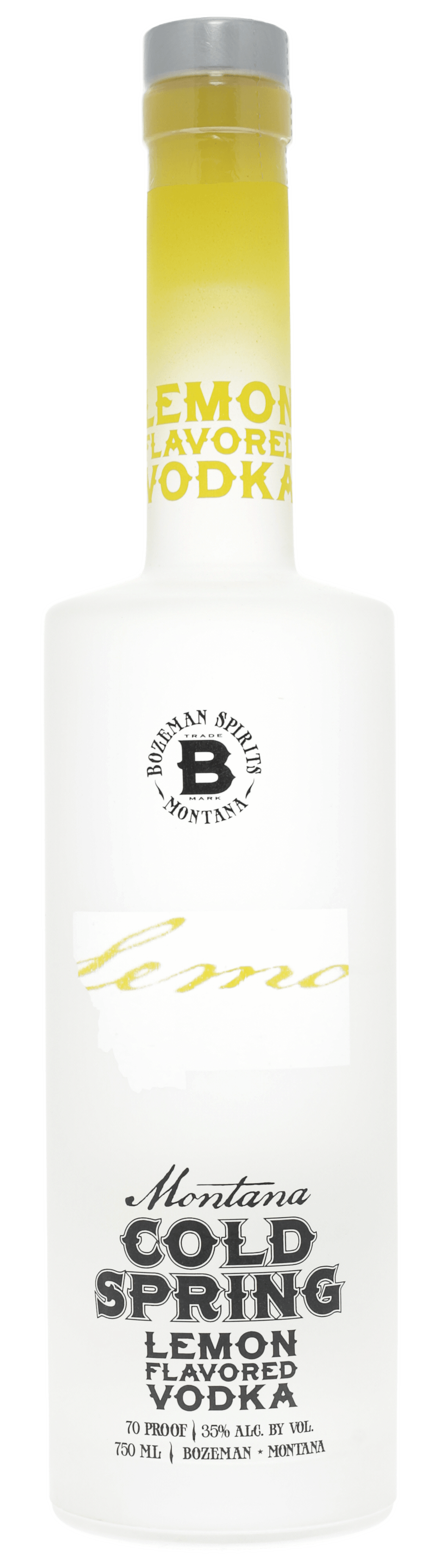 Bozeman Cold Spring Lemon Vodka