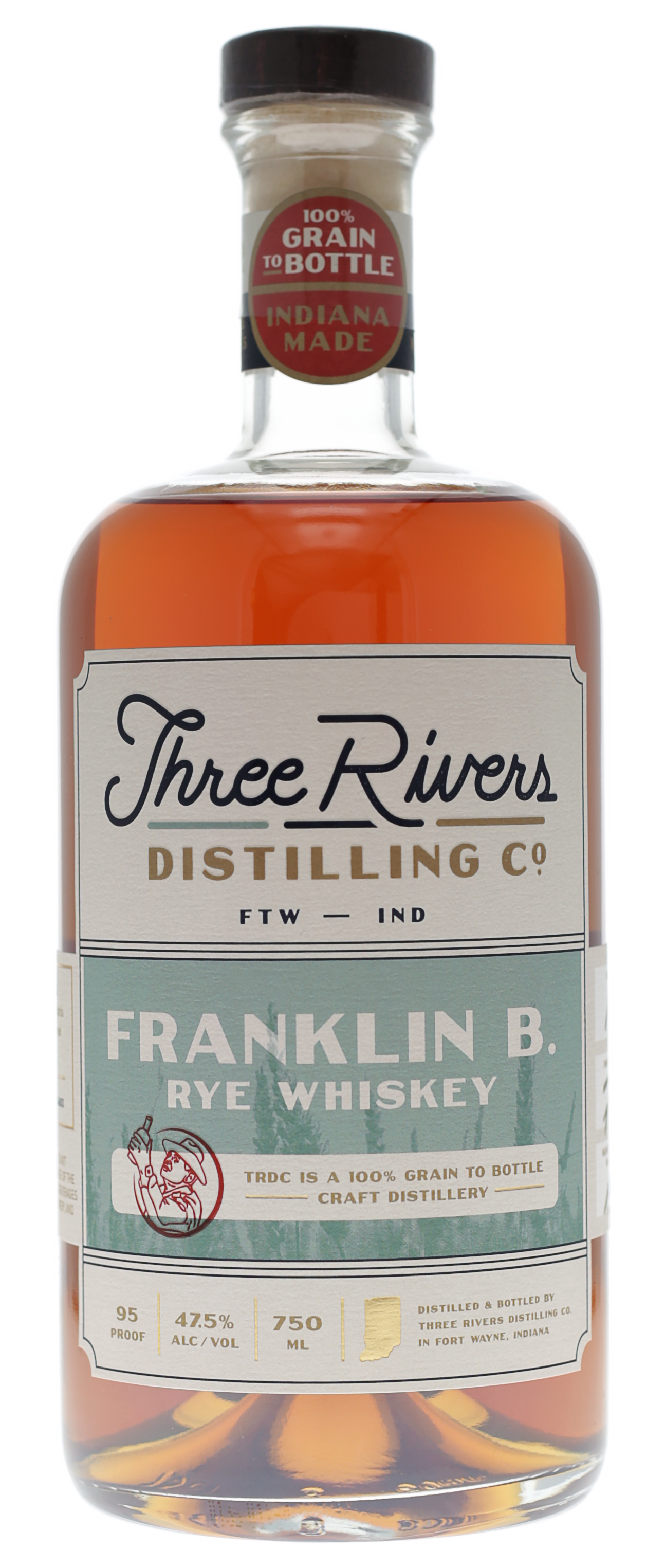 Three Rivers Franklin B. Rye Whiskey