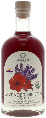 Lavender Hibiscus Liqueur