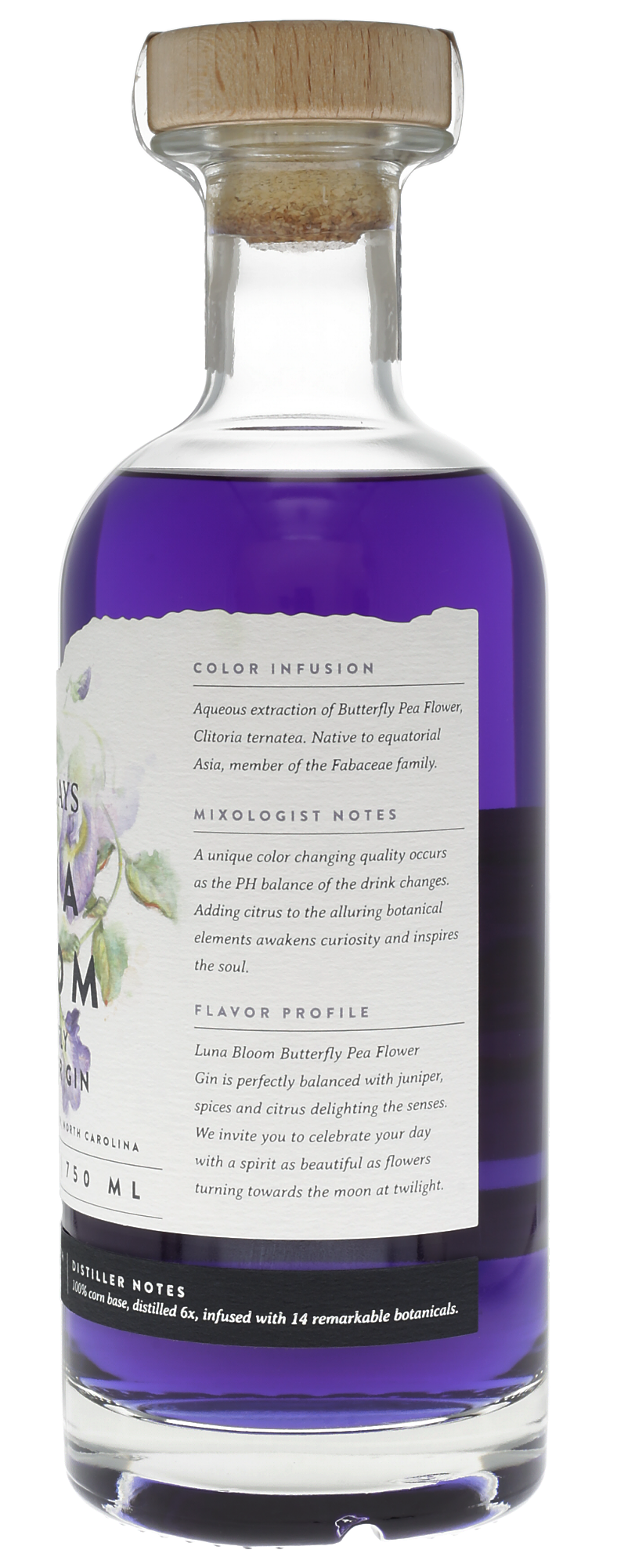 Luna Bloom Butterfly Pea Flower Gin