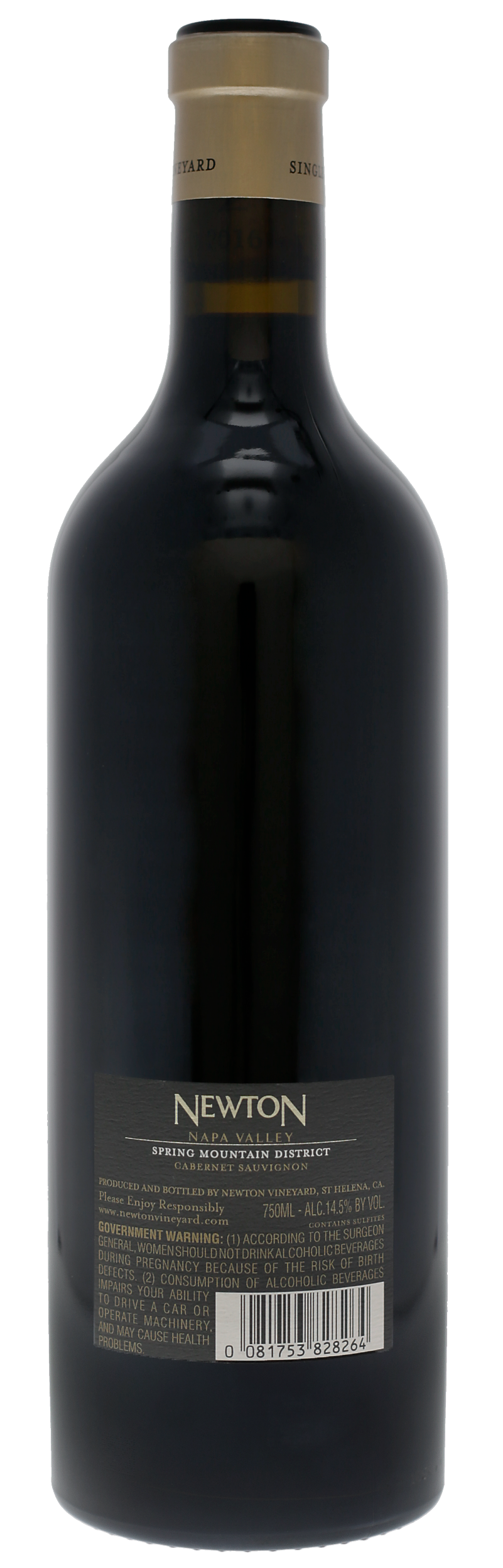 Newton Cabernet Sauvignon Spring Mountain 2016