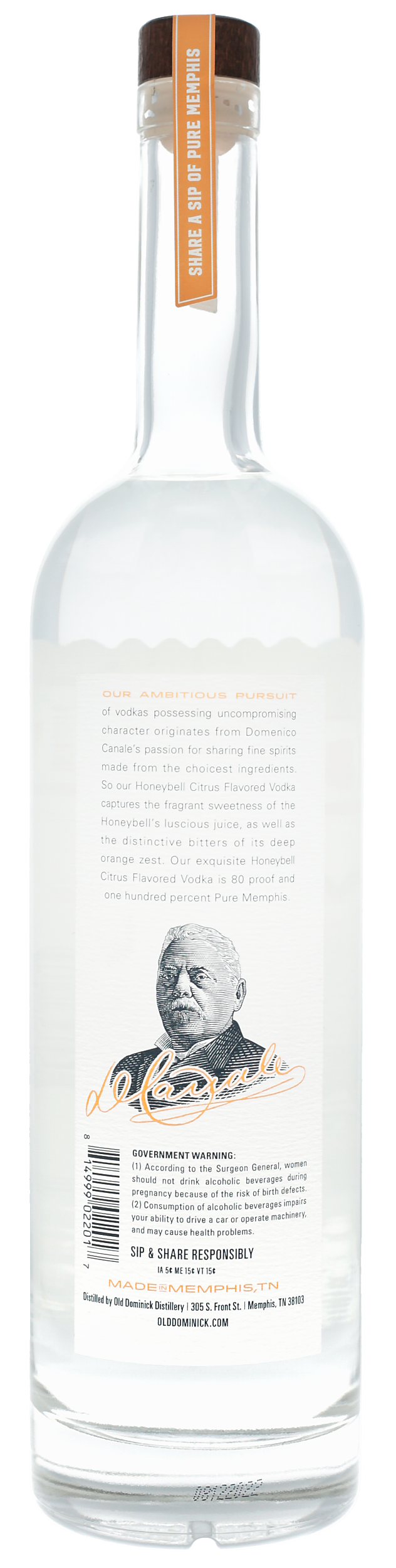 Old Dominick Honeybell Citrus Vodka