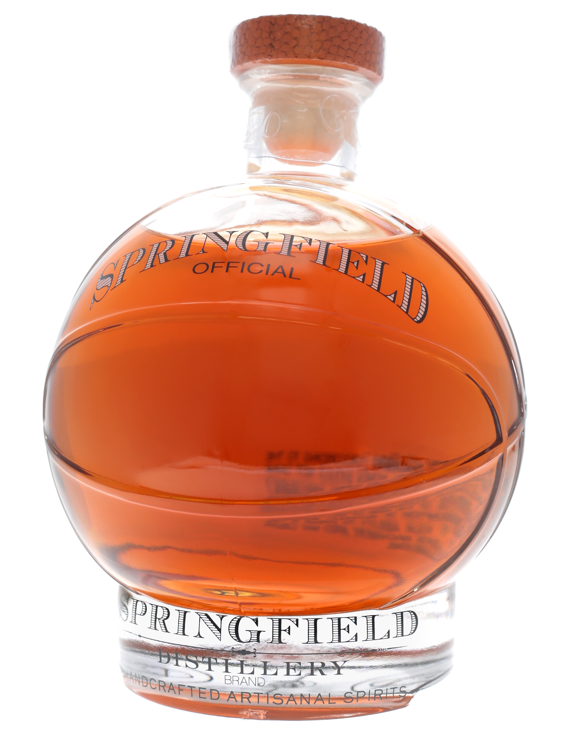 Springfield Distillery Bourbon Whiskey in a Basketball Decanter