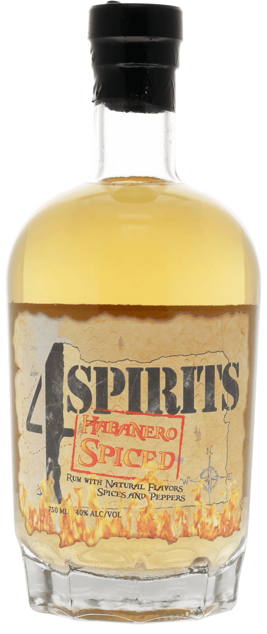 4 Spirits Habanero Spiced Rum