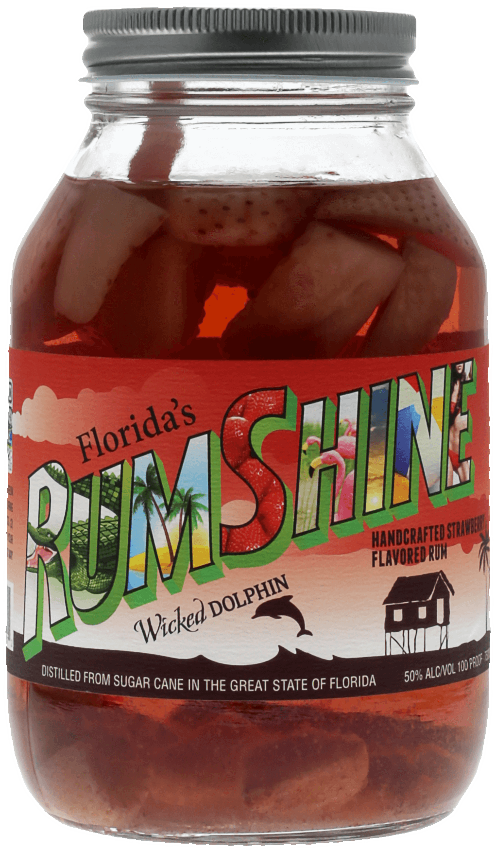 Wicked Dolphin Strawberry RumShine