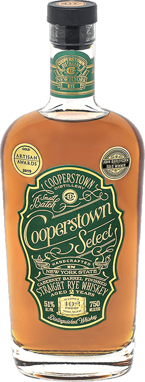 Cooperstown Select Straight Rye Whiskey