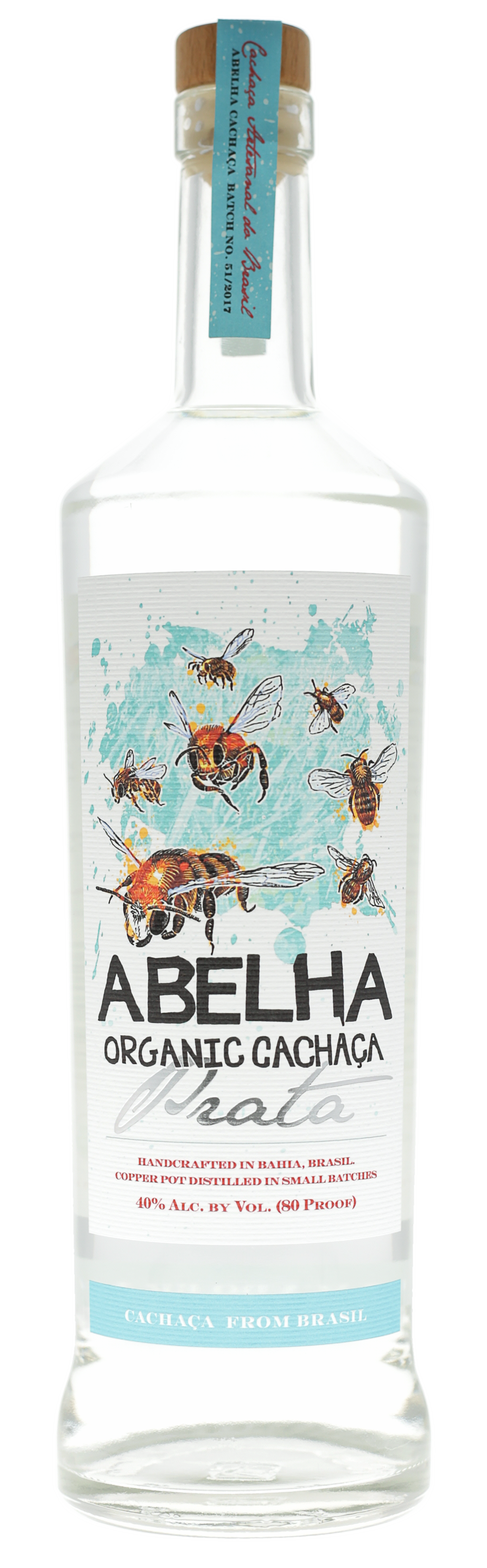 Abelha Organic Cachaça Prata