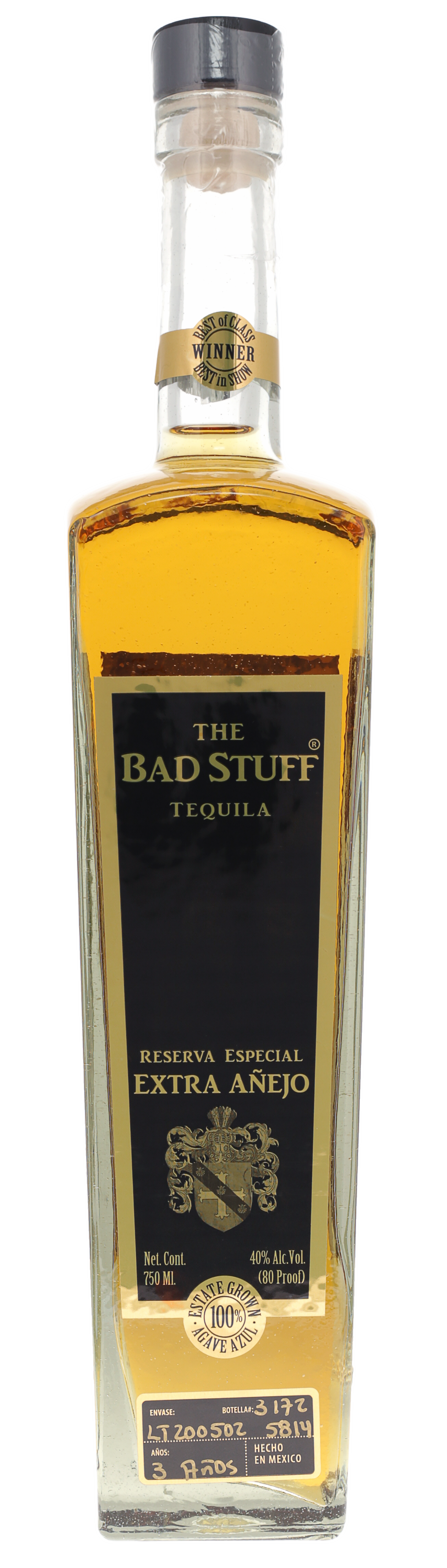 The Bad Stuff Extra AÃ±ejo Tequila