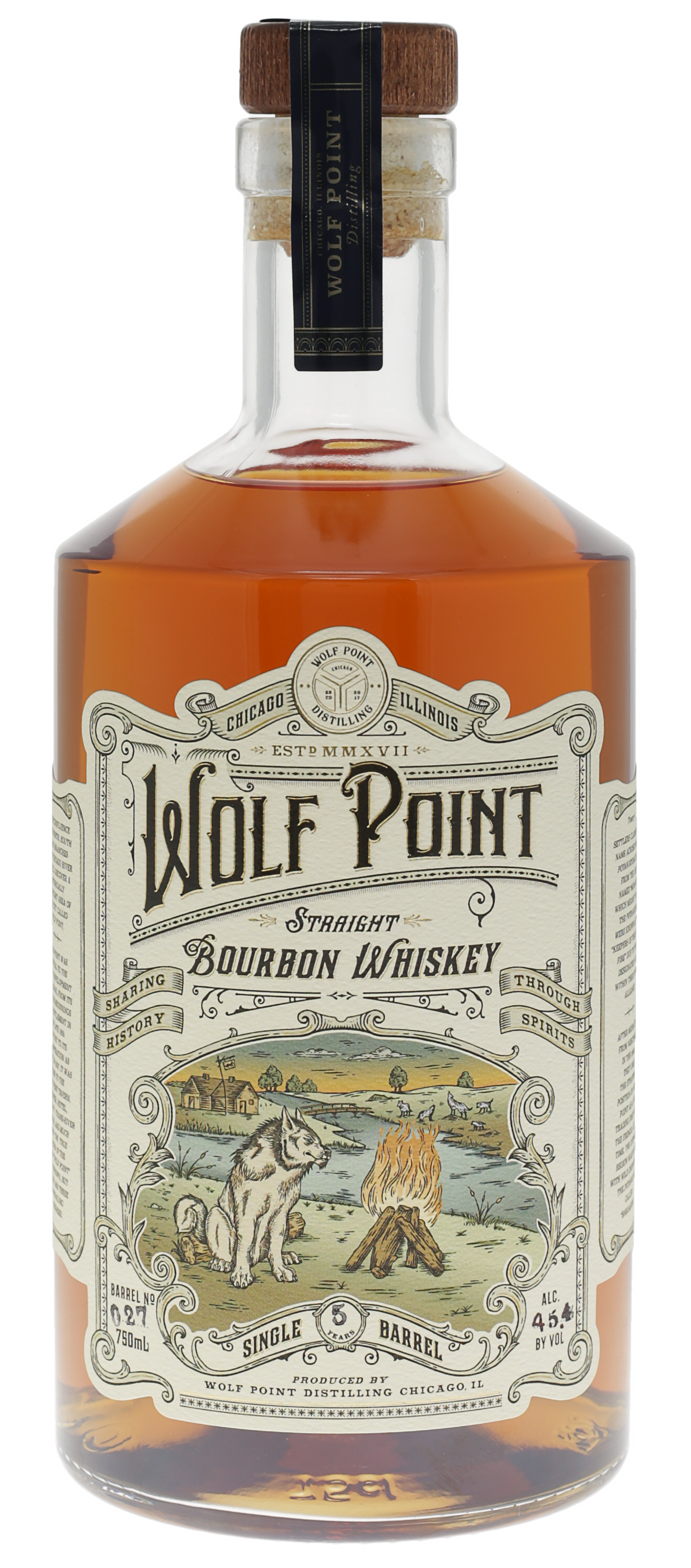 Wolf Point Single Barrel Straight Bourbon Whiskey