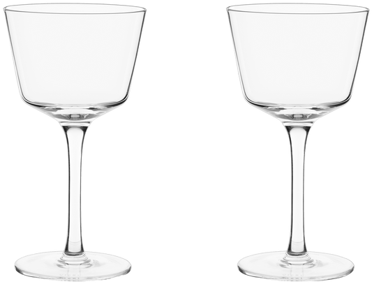 Viski Angled Stemmed Cocktail glasses, Perfect for Amero Spritz, Aperol  Spritz, Americano, and Tonic, Premium Crystal drinking glasses, Long Stem  Cocktail glass, set of 2, 16oz