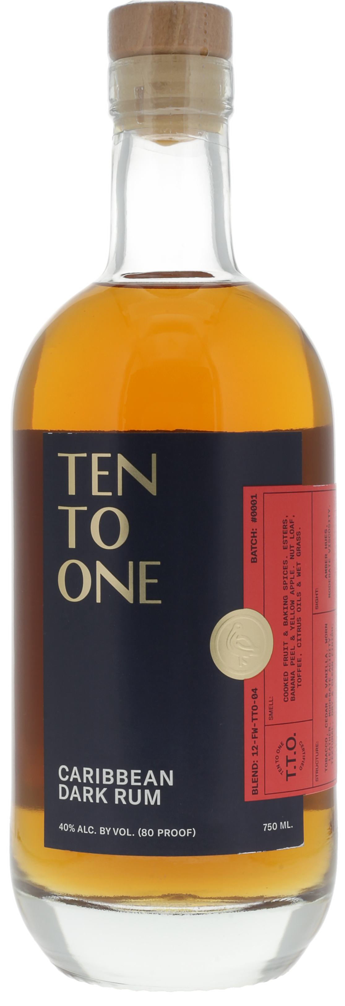 Ten to One Caribbean Dark Rum