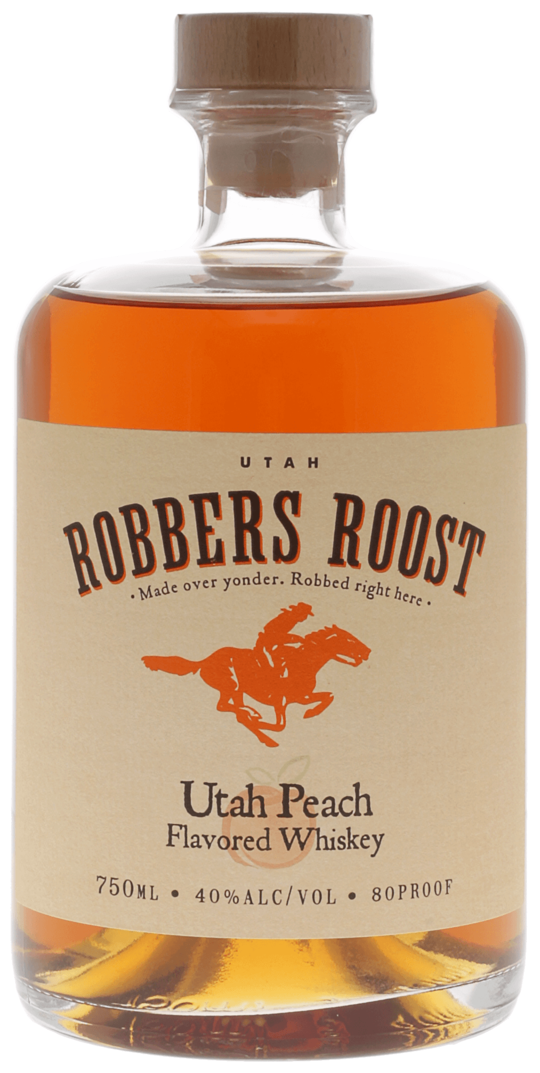 Robbers Roost Utah Peach Whiskey