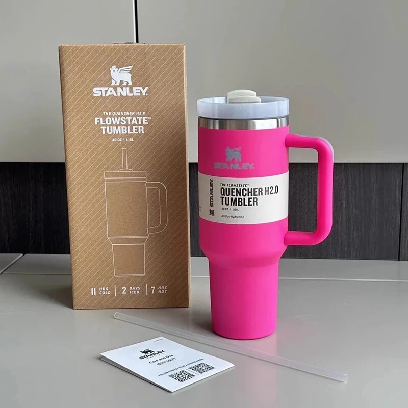 The Stanley Tumbler Is Back with Pink Color So Hot in 2023