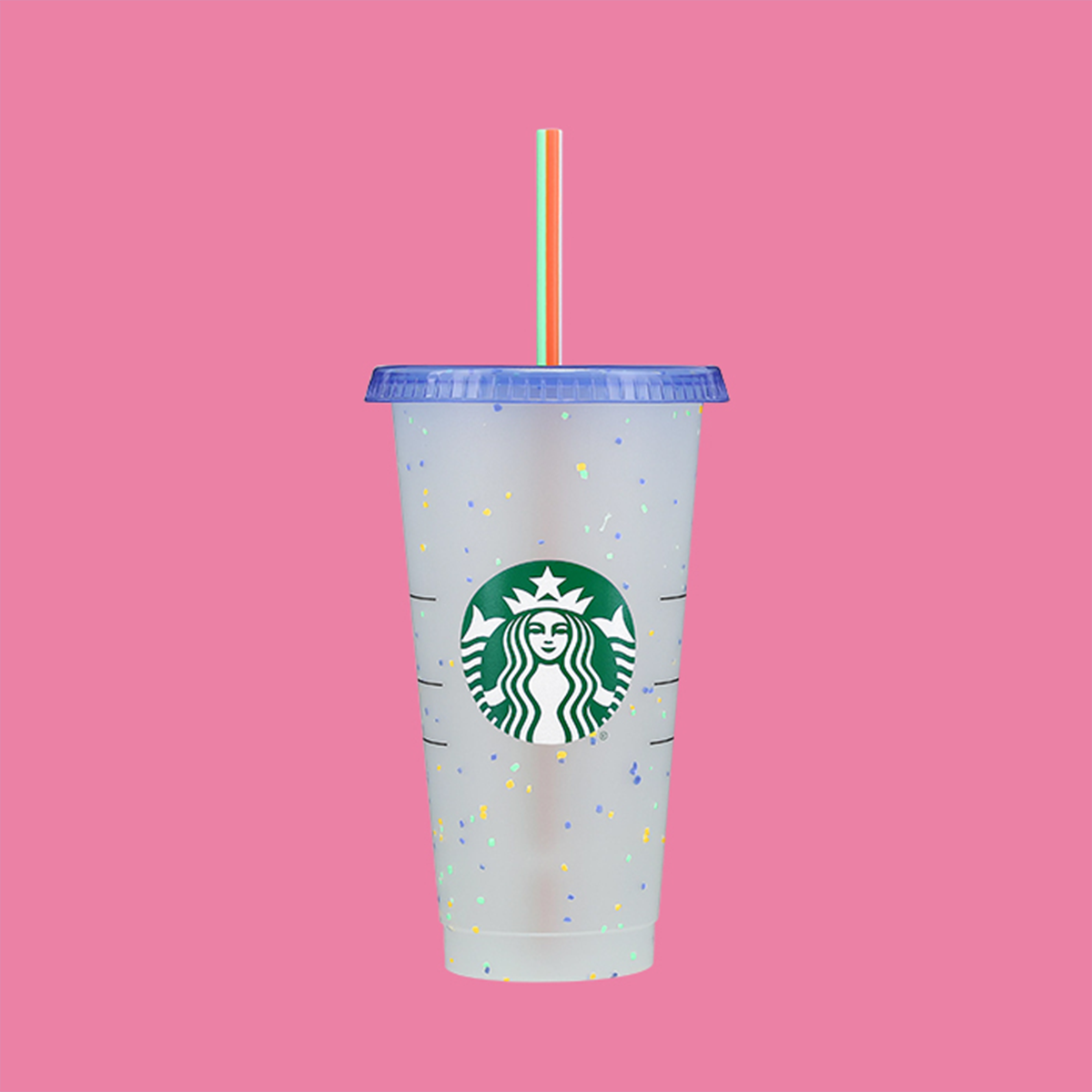 Color Changing Confetti Cold Cup (24 oz)