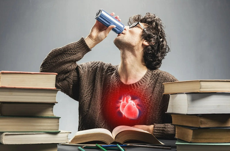 Energy drinks can increase heart rate