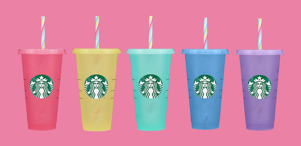 Starbucks Summer 2020 Cold Cup Color Wave Trio 24 Ounce Tumbler
