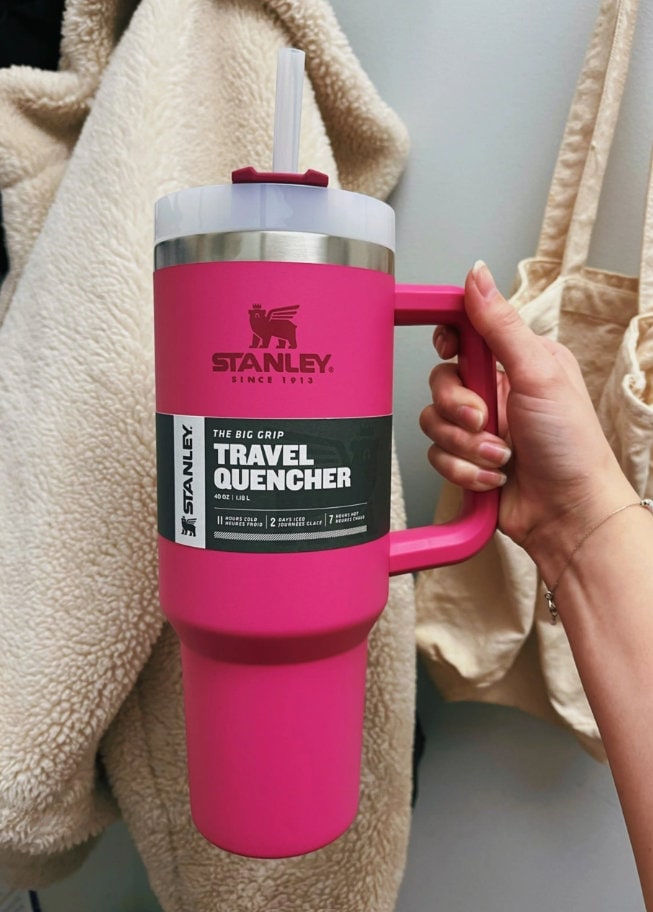 hot pink stanley cup 2023