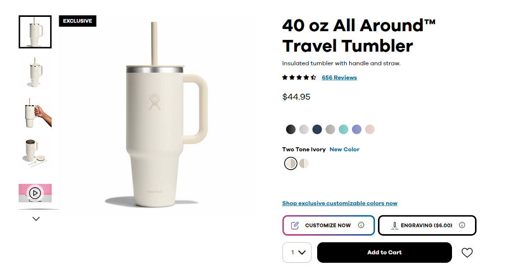 hydro flask tumbler rating