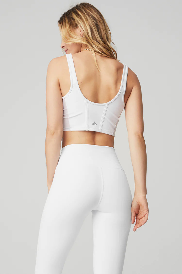 Alo Yoga Elevate Tank White – Move Athleisure