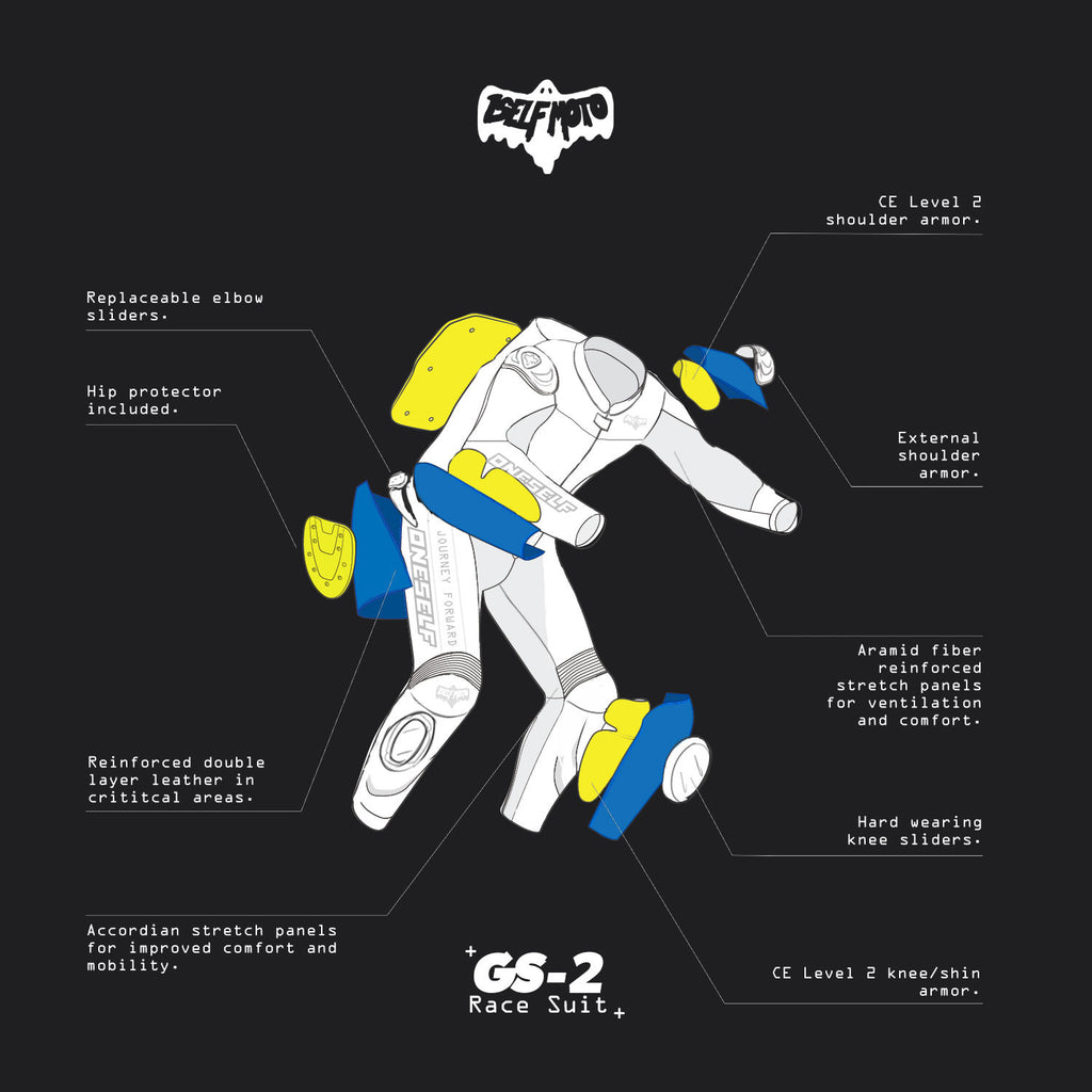 1SELF motorcycle race suit specs