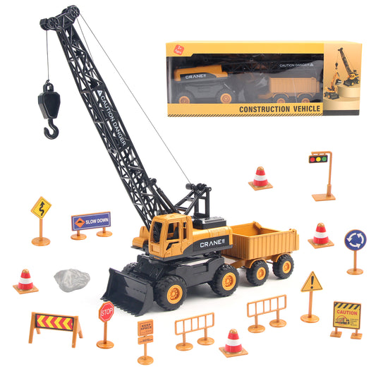Joyfia 1: 55 Scale Crawler Crane with Operating Buttons, Kids Construc –  joyfia