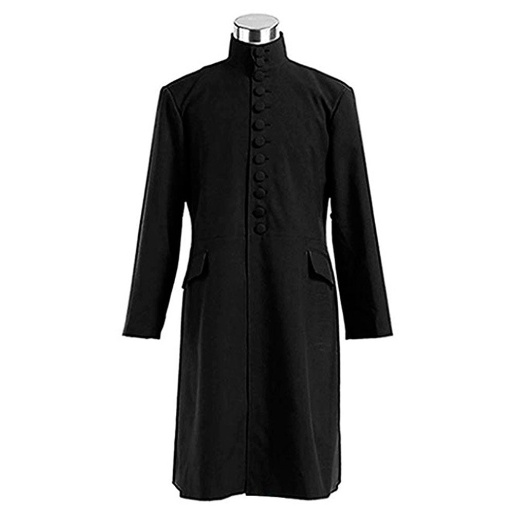 Harry Potter Costume Severus Snape Cosplay Black Full Outfit for Men ...