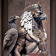 horus egyptian falconhead god of the sun