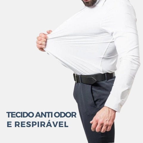 Camisa Social Elegante Ultra Flexível - Flex Comfort